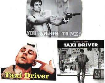 Vintage Movie Stickers | Taxi Driver | Robert De Niro | Martin Scorsese | Cult Classic