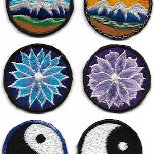 Indian Embroidered Patches | Sew-On Applique | Assorted Colours and Designs | Handmade in India | Each Sold Separately | New and Unused