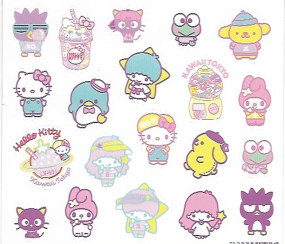 Hello Kitty Friends Stickers, Hello Kitty Sanrio Stickers