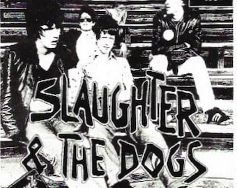 Naklejka Vintage Punk | Slaughter and the Dogs | Lata 90. XX wieku | Brytyjski zespół punkowy | Brytyjscy punkowcy