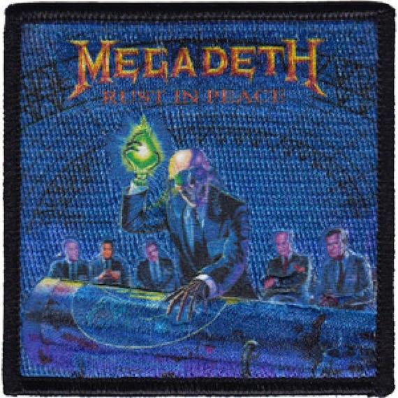 Officially Licensed Ministry Psalm 69 Embroidered Patch Iron On Applique