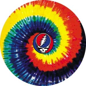 Grateful Dead Steal Your Face Swirl Sticker / Decal, Officially Licensed, Sixties Hippie, Deadhead, Jerry Garcia, Bumper Sticker