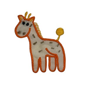 Écusson brodé girafe | Appliqué pour vêtements de bébé