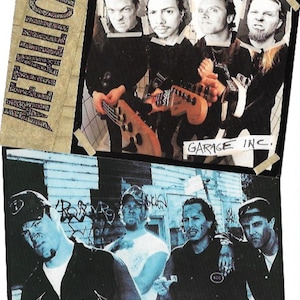 cartes postales de musique vintage | Nouveau et inutilisé | Cartes postales de bande | Métallique | Cartes Postales Rocher | Cartes postales des années 1990
