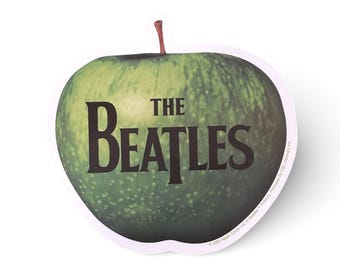 Beatles Apple Logo Vinyl Sticker | Officially Licensed Rock Sticker | British Invasion | Fab Four