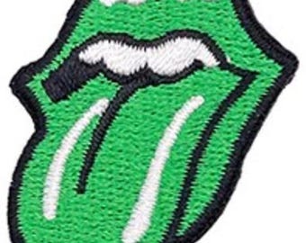 Rolling Stones Tongue Embroidered Patch - 3.5" X 3.25", Iron-On Or Sew-On For Jackets & Hats
