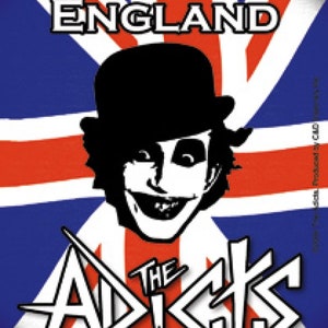 Adicts Union Jack Vinyl Sticker, Officially Licensed, High Quality, Band Merchandise