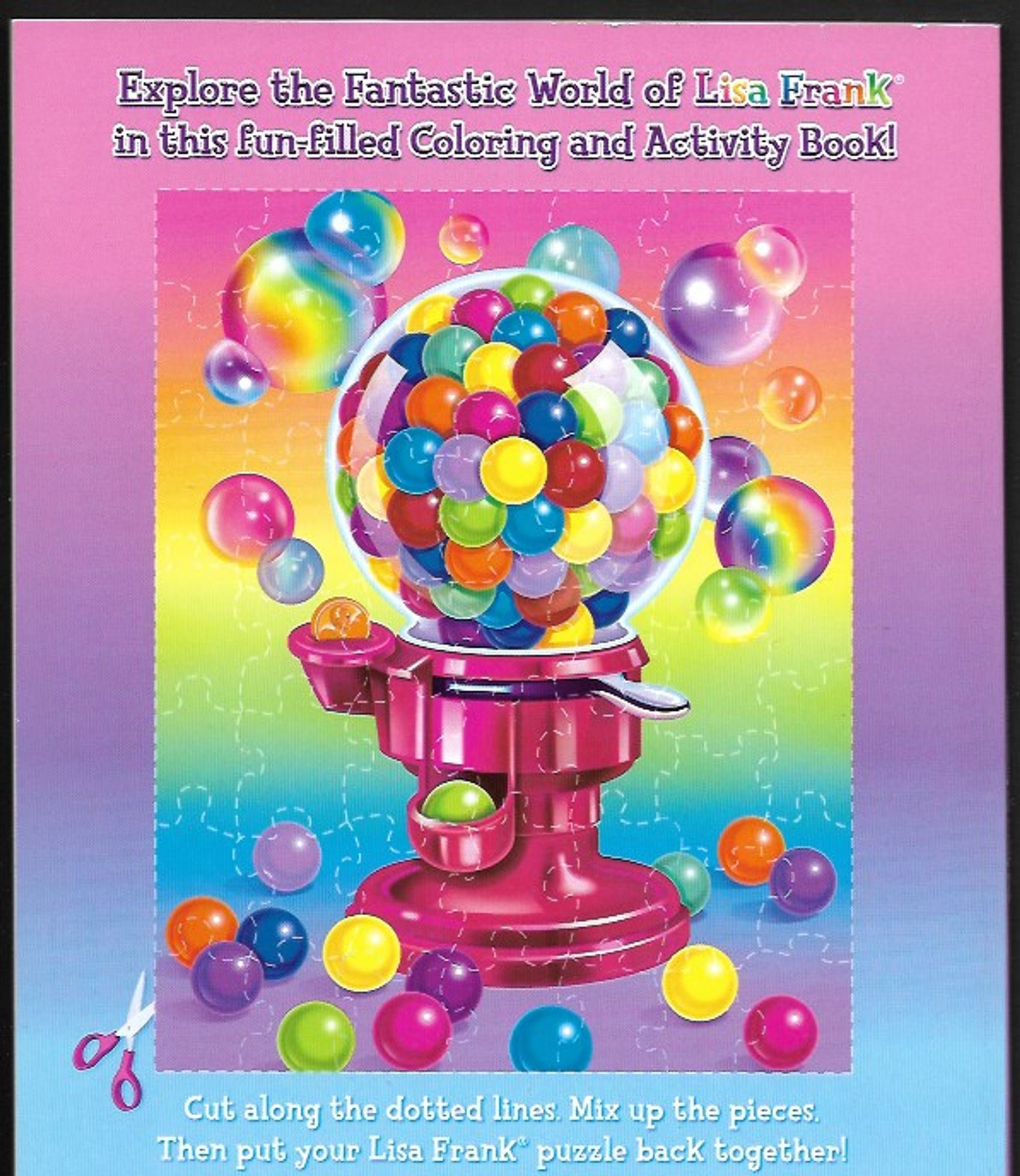 Lisa Frank Coloring and Activity Book with Over 600 Lisa Frank Stickers