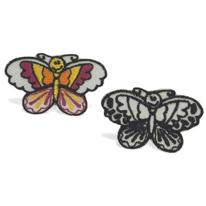 Cute Butterfly Embroidered Iron-On Patches | Perfect for Kid's Clothes, Baby Clothes, Crafts,