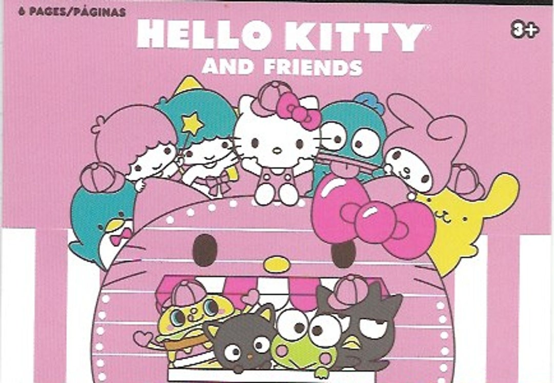 Hello Kitty and Friends Stickers Sticker Book Crafting Supplies ...