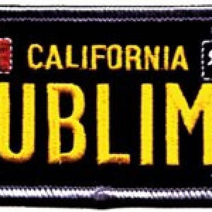 Parche bordado para matrícula sublime / aplique termoadhesivo, con licencia oficial, banda de rock de California, ska, reggae, punk, So Cal