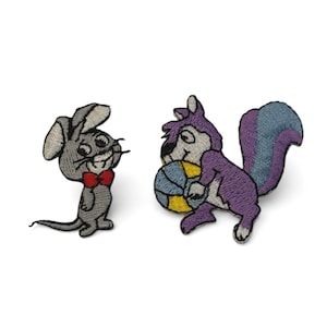 Little Animals Embroidered Patches | Assorted Styles | Perfect for Kids' Clothes, Baby Clothes, Crafts