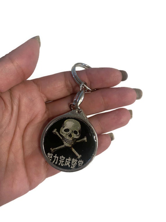 Vintage Skull Keychains | Double Sided Images | New Unused