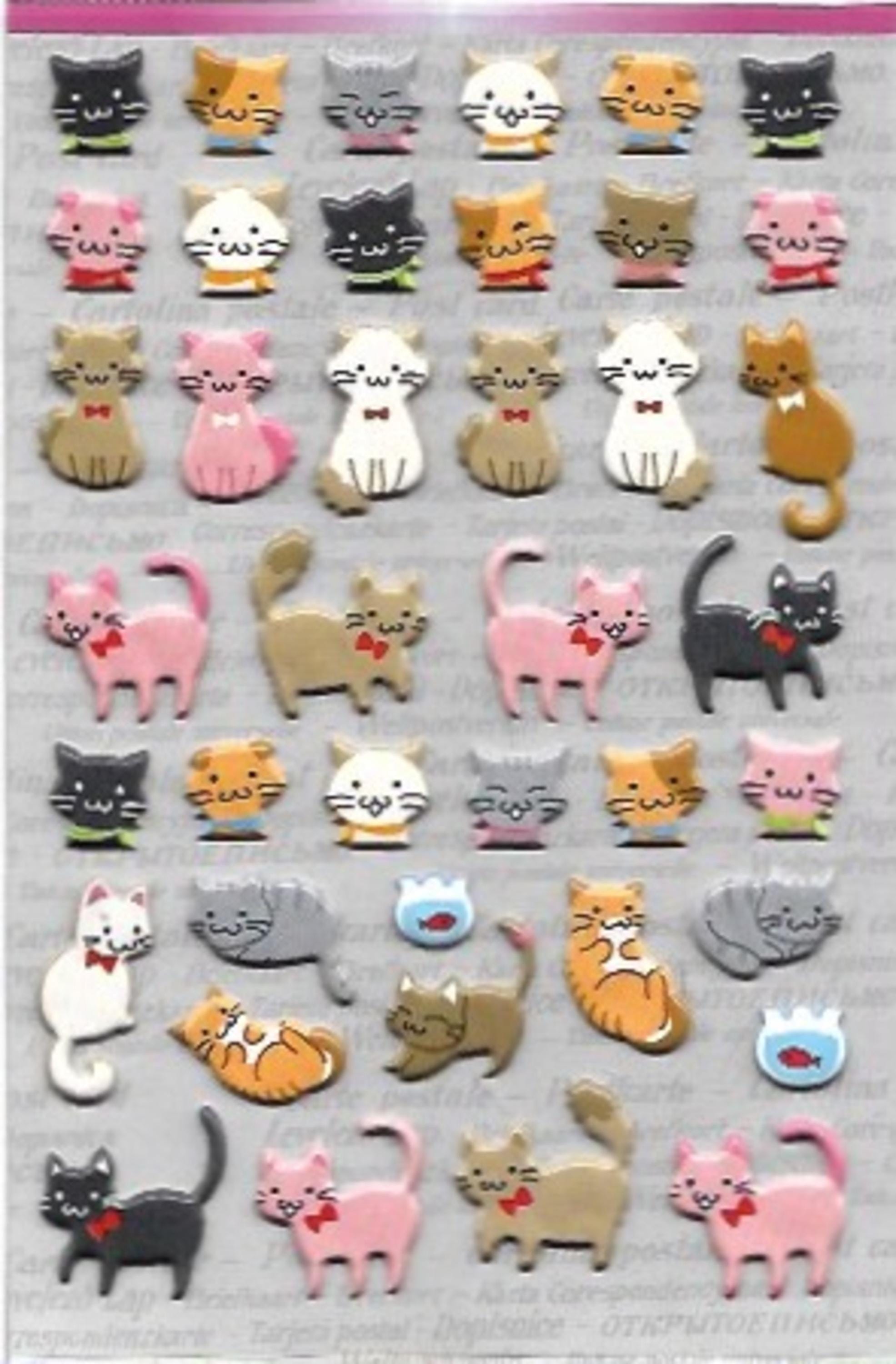 Adesivo Murale Bambini Gatti E Farfalle - Foto 9