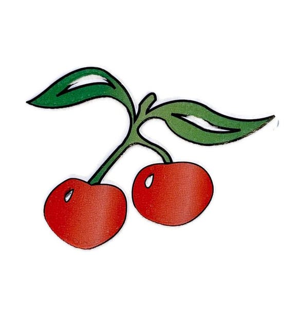 Iron on Transfer | Cherries Heat Transfer Iron-on for T-shirts 