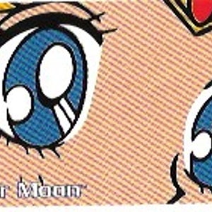 Vintage Sailor Maan Sticker| Zeldzame Japanse Anime Sticker | Deadstock | uit de jaren 1990 Nieuw en ongebruikt