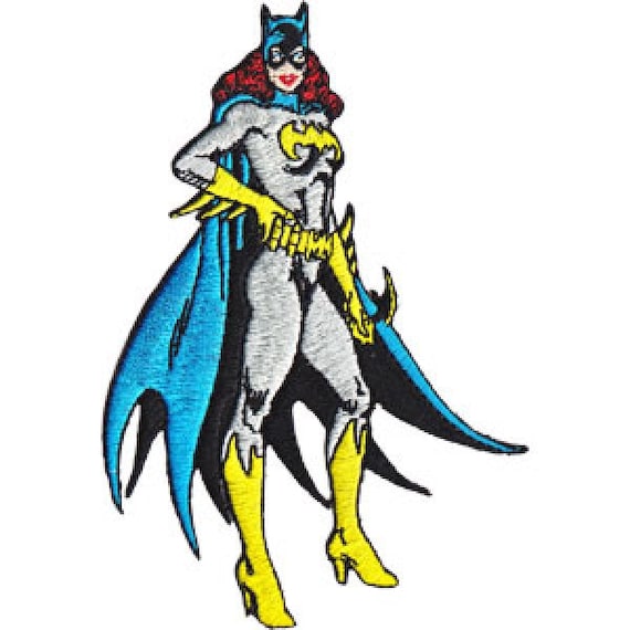BATMAN Standing With Cape DC Comics SEW//IRON ON EMBROIDERED PATCH NEW