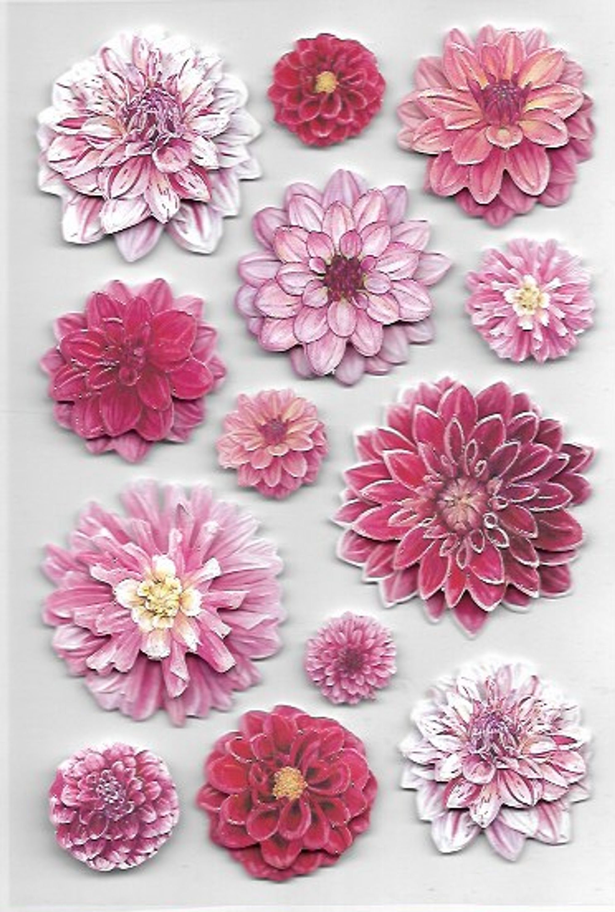 Flower cheap 3d stickers