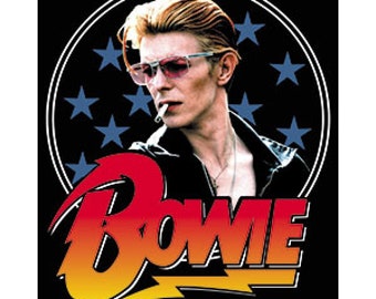 David Bowie Stars Vinyl Sticker, High Quality, Officially Licensed, Bumper Sticker, Computer Sticker, Music Memorabilia