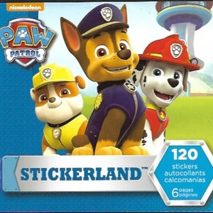 Pack 50 Stickers Pegatinas Paw Patrol Patrulla Canina