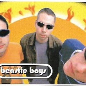 Vintage Music Sticker | Beastie Boys | Hip Hop | NYC Band | Music | Assorted Styles