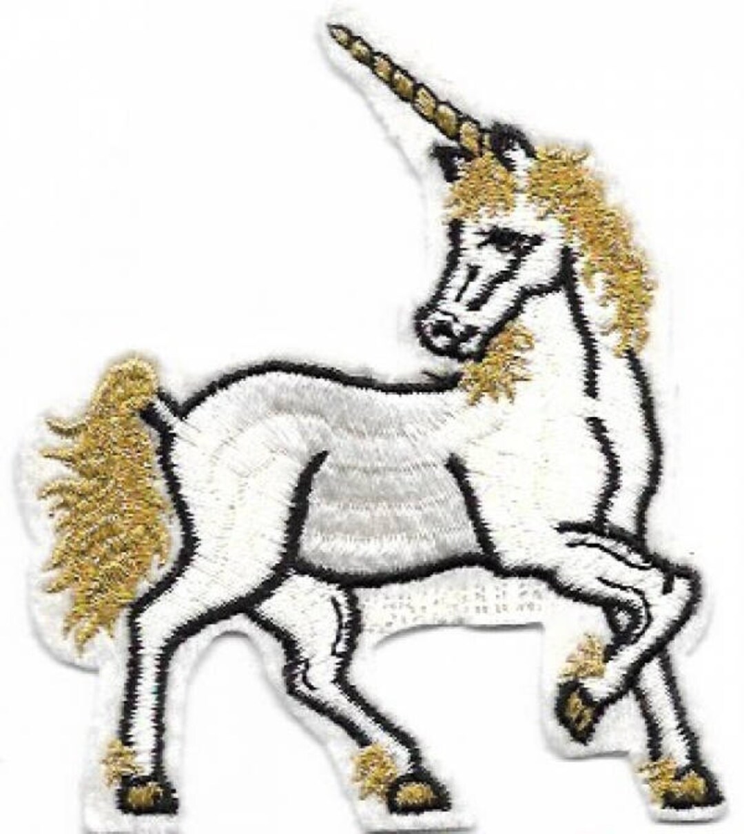 Large Unicorn Vintage Embroidered Patch / Sew on Appliqué - Etsy