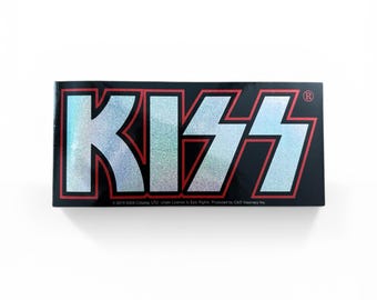 Kiss Logo Vinyl Sticker | Officially Licensed Rock Stickers | High Quality, Band Merchandise