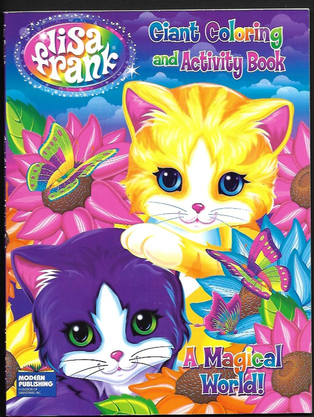 Lisa Frank Playtime Kittens Coloring Book 2015 