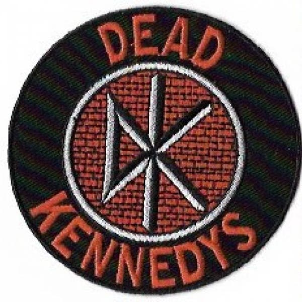 Dead Kennedys Brick Logo Embroidered Patch / Iron On Applique, Punk Rock Music