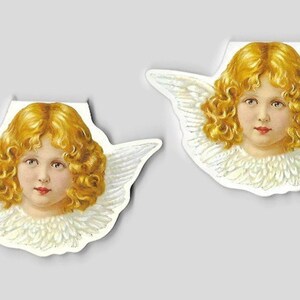 Pair of Vintage Angel Notepads | Pretty Little Journals from 1985 | With Blank Pages | New and Unused Deadstock from the 80s