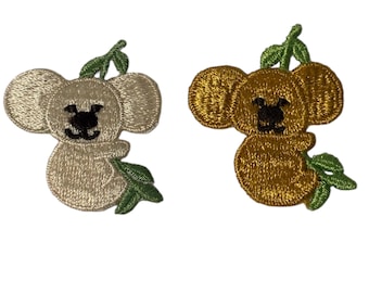 Little Koala Embroidered Patch | Sew On Appliqué | Assorted Colours | Animal Patch | Kids' Patch