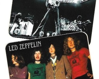autocollants rock vintage | Stickers groupe de rock | Led Zeppelin | Stickers Musique | Stickers Guitare | Autocollants pour voiture | Stickers ordinateur