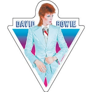 David Bowie "Blue Suit" Vinyl Sticker | Officially Licensed | High Quality | Band Merchandise