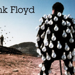 Pink Floyd Bulb Man Vinyl Sticker, Officially Licensed, High Quality Band Merchandise | Rock Stickers
