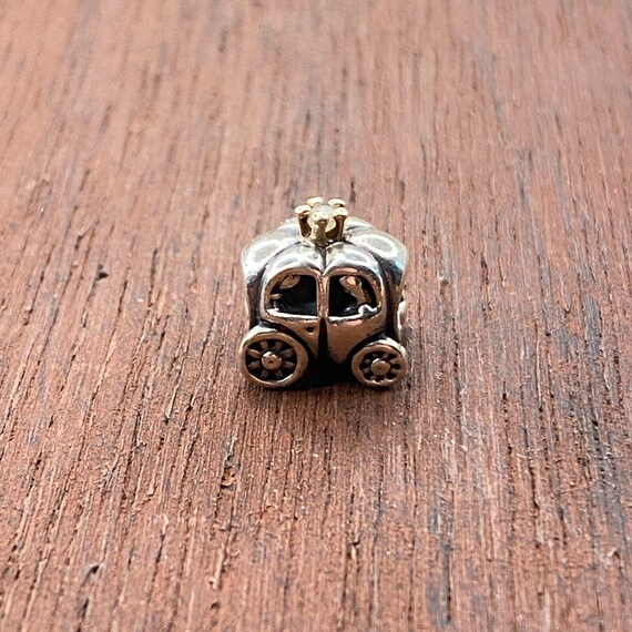 Authentic Silver Pandora Royal Carriage Charm Retired