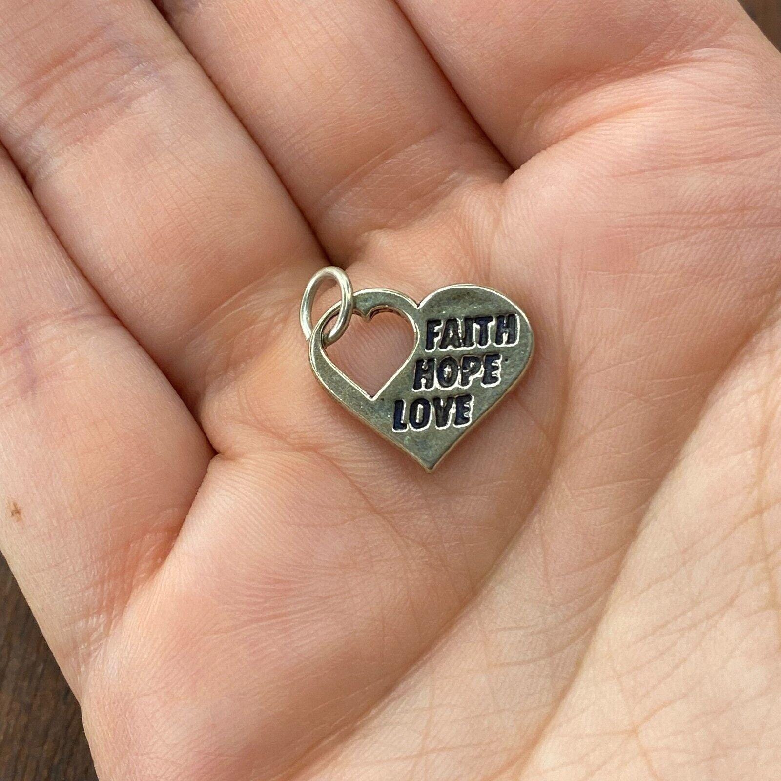 I LOVE NY ネックレス charm シルバー ビンテージ SJC