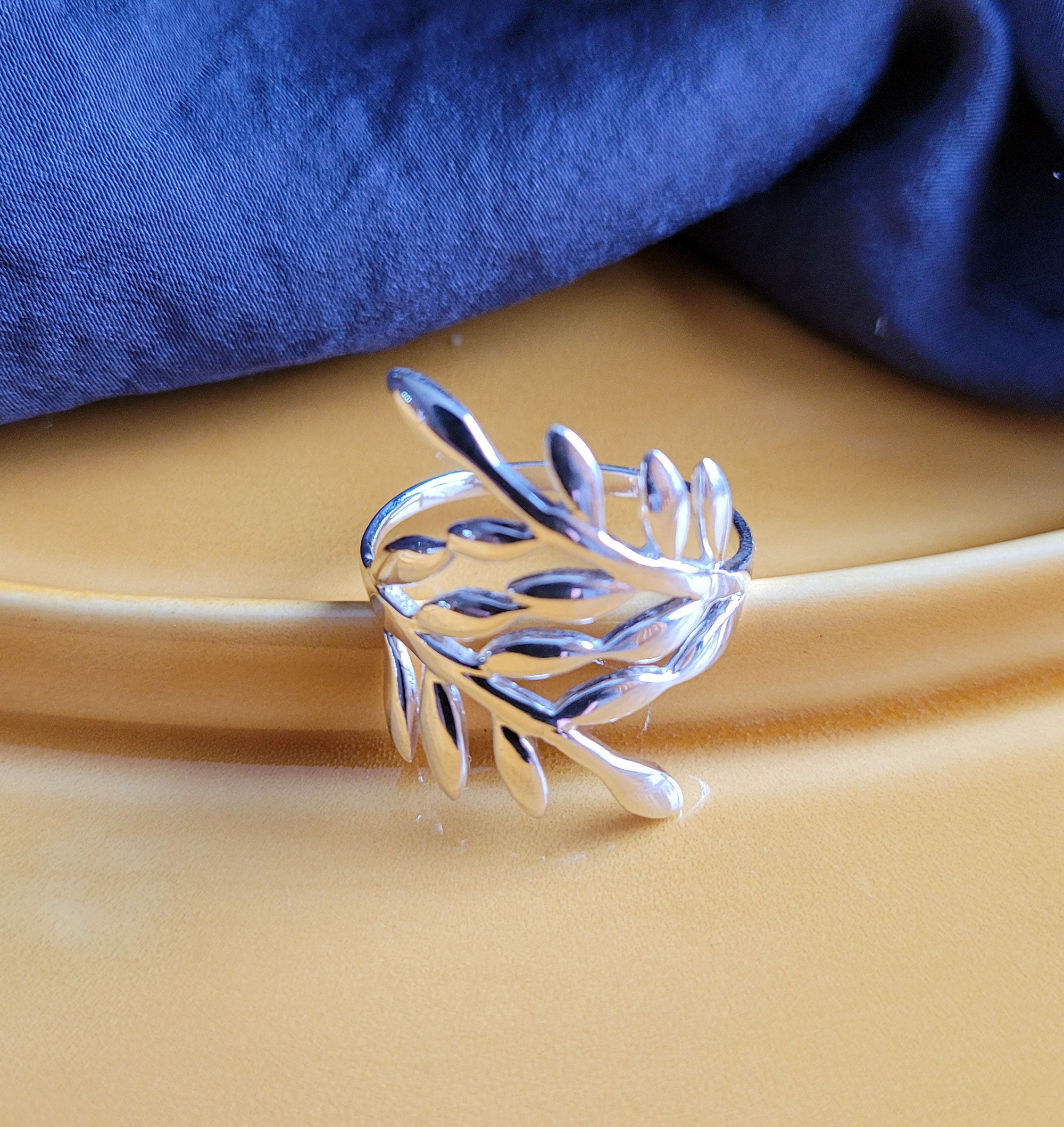 ★TOU★ [Silver925] WE006 Silver vine ring Sterling Silver Vine Ring - Etsy