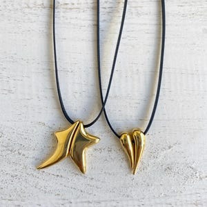 Star necklace, Necklace, Star Pendant, Statement Necklace, Layering Necklace, Gift for her, 24K Gold Plated, Valentine&#39;s Day Women&#39;s Gift