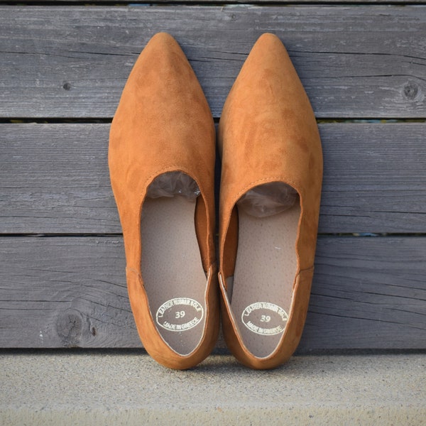 cowhide flats