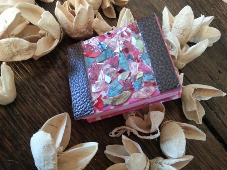 Worldwide Red Accesories shell mosaic free shipping Special Notebooks unique journals Colored book sketchbook miniature