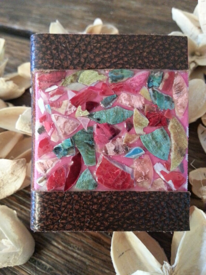 Worldwide Red Accesories shell mosaic free shipping Special Notebooks unique journals Colored book sketchbook miniature
