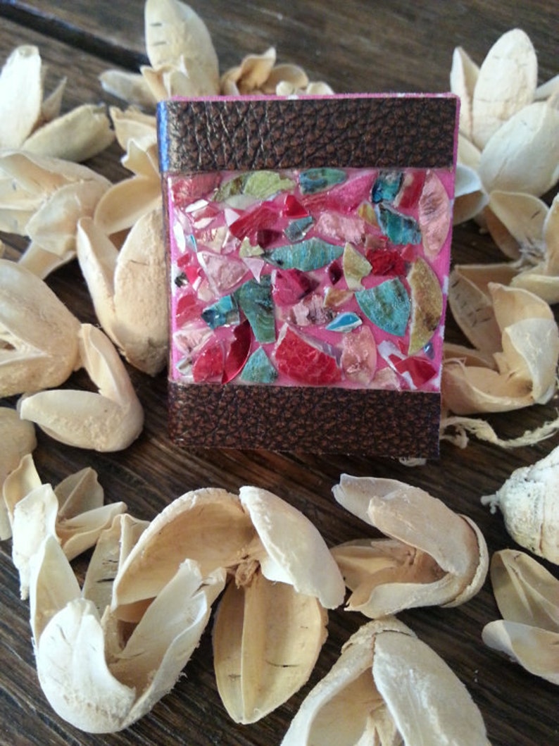 Worldwide Red Accesories shell mosaic free shipping Special Notebooks unique journals Colored book sketchbook miniature