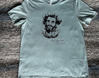 Dusty blue Terence McKenna shirt