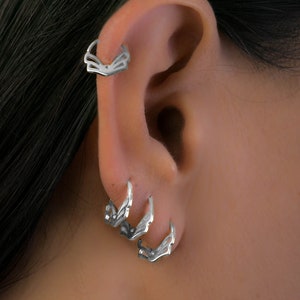 Silver Piercing, Gold Piercing, Indian Jewelry, Hoop Piercing, Gold Cartilage, Tragus Earrings, Unique Piercings, Helix Earrings, Rook Hoops