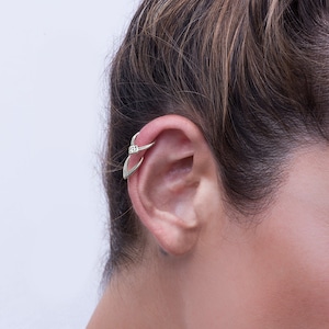 Parure de piercing en argent, boucle d'oreille cartilage, boucle d'oreille Daith, piercing Daith, bijoux Helix, piercing tour, bijoux Indain, argent sterling, 18 g