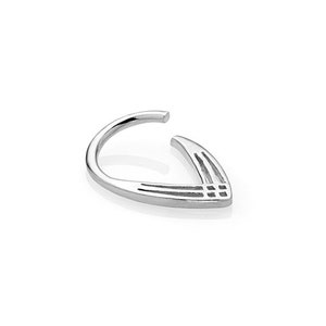 Helix Earring, Helix Piercing, Silver Helix Jewelry, Cartilage Earring, Cartilage 18g, Rook Piercing, Geometric Piercing, Indain Jewelry,18g image 5