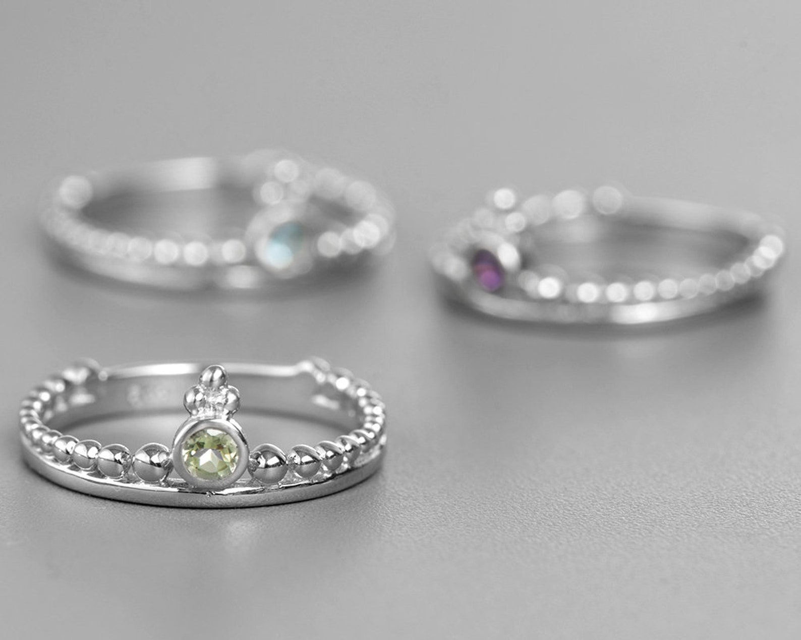 Unique Ring for Women Silver Ring for Women Aquamarine Ring Etsy