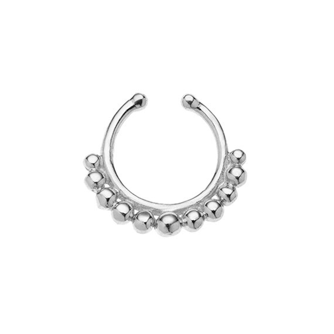 Fake Septum Ring Sterling Silver Septum for Non Pierced Nose Etsy Israel