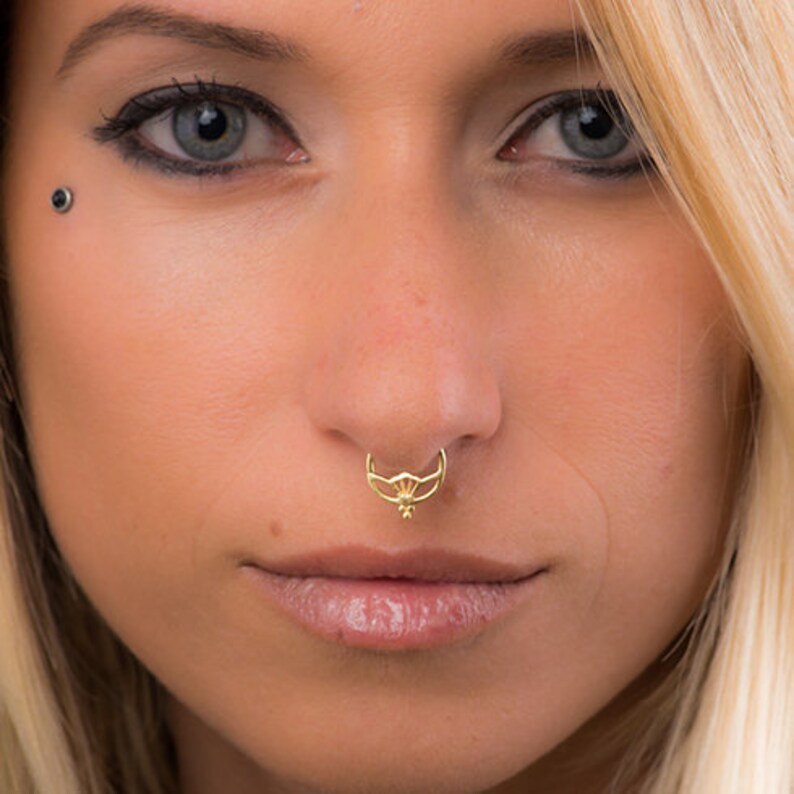 Piercing Jewelry Indian Piercing Tribal Piercing Gold Ear Etsy