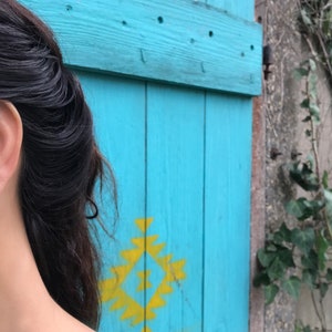14k Solid Gold Gold Stud Earrings, Indian Earrings, Indian Jewelry, Tiny Stud Earrings, Tiny Gold Earrings, Fits Cartilage Piercing
